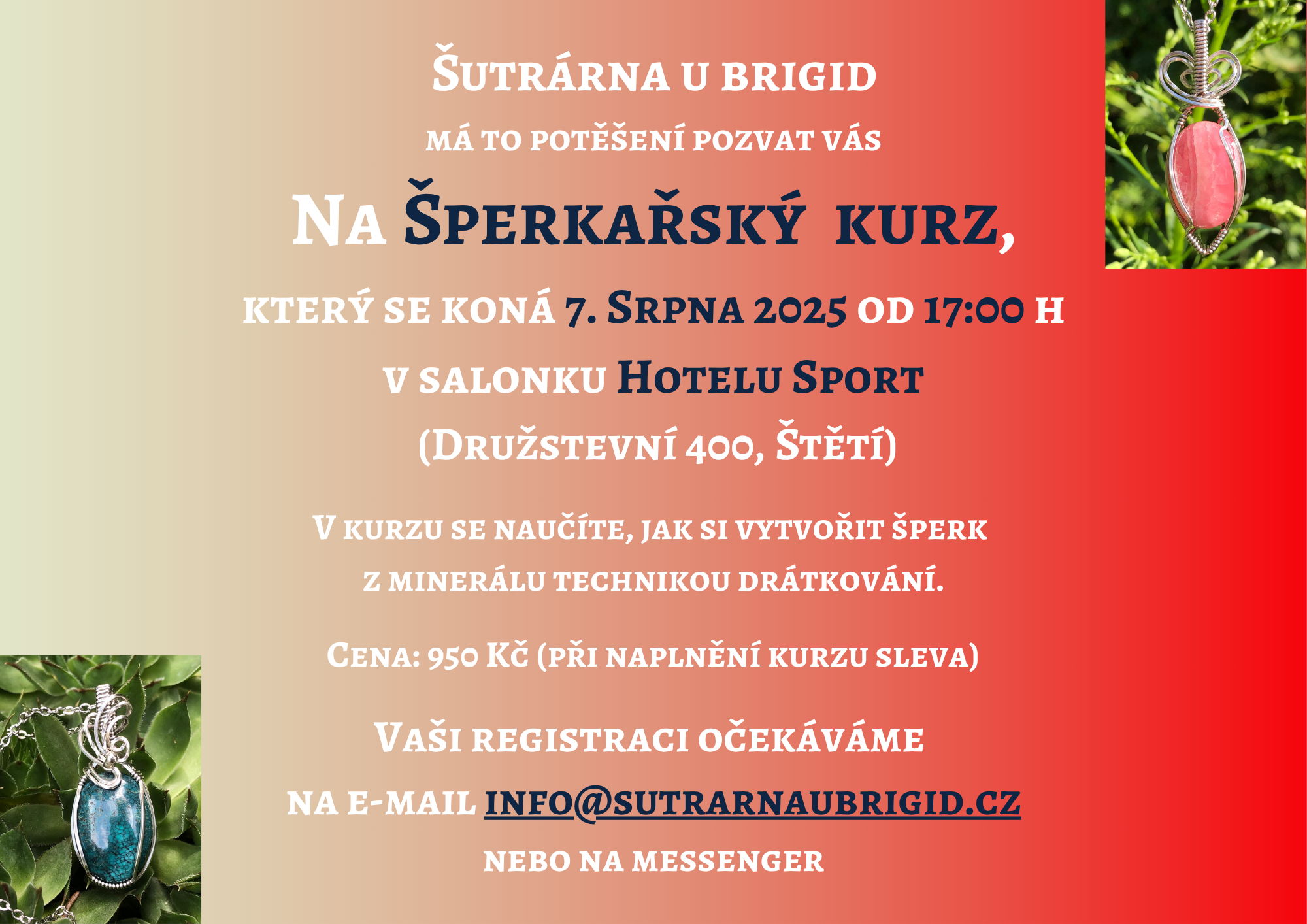 Leták na kurz Štětí I  (A4 (na šířku))